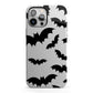 Bat Halloween Print iPhone 13 Pro Max Full Wrap 3D Tough Case
