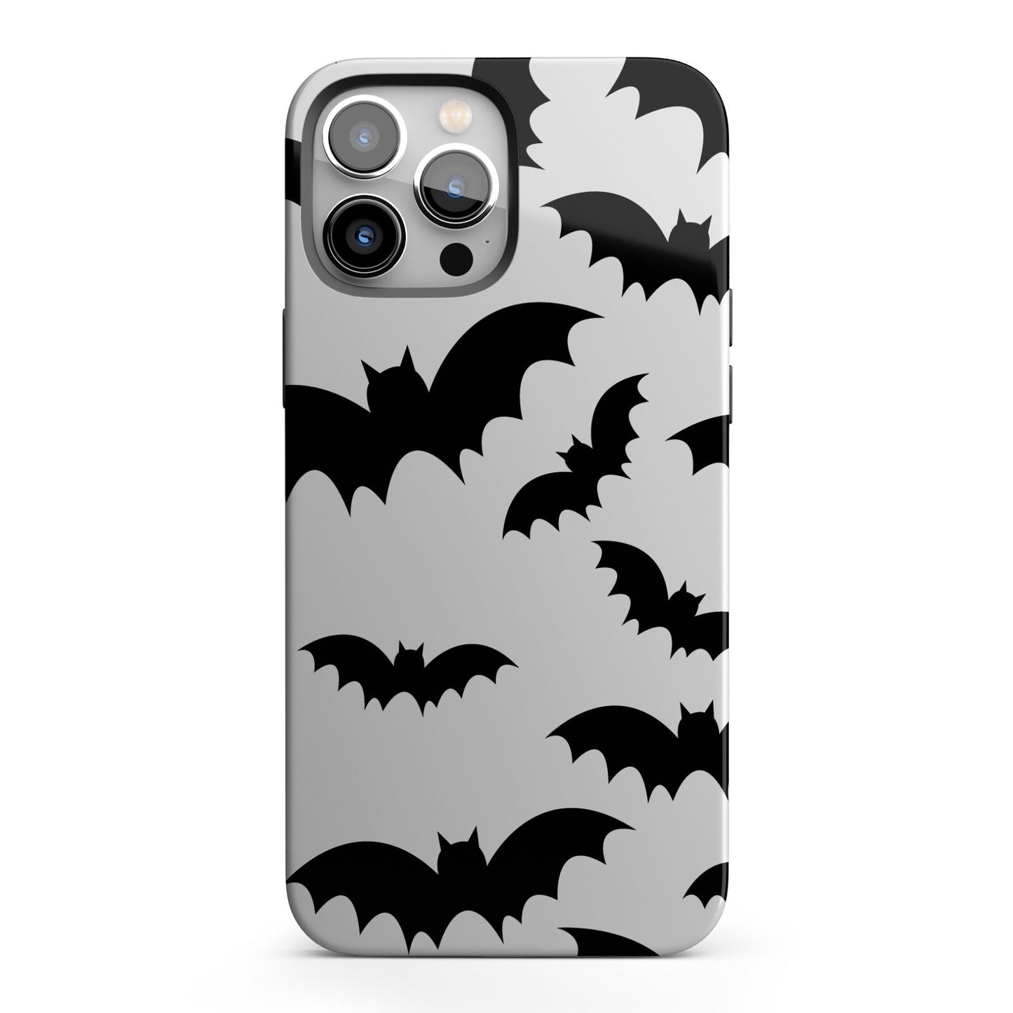 Bat Halloween Print iPhone 13 Pro Max Full Wrap 3D Tough Case