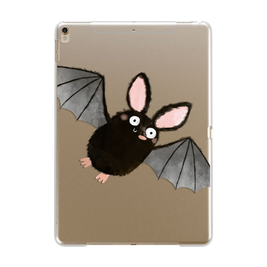 Bat Illustration Apple iPad Gold Case