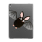 Bat Illustration Apple iPad Grey Case
