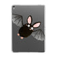 Bat Illustration Apple iPad Grey Case