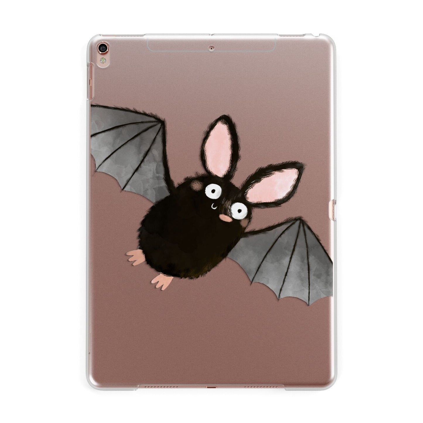 Bat Illustration Apple iPad Rose Gold Case