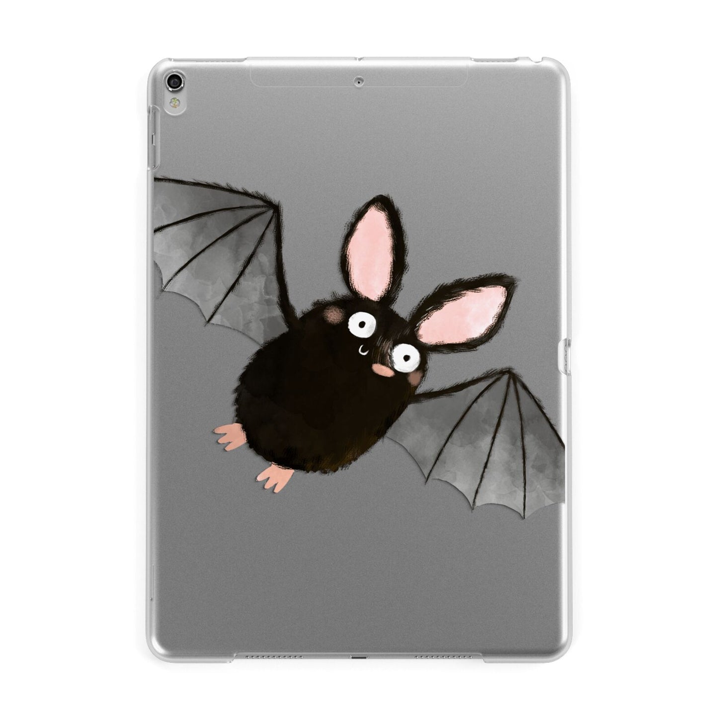 Bat Illustration Apple iPad Silver Case