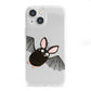 Bat Illustration iPhone 13 Mini Clear Bumper Case