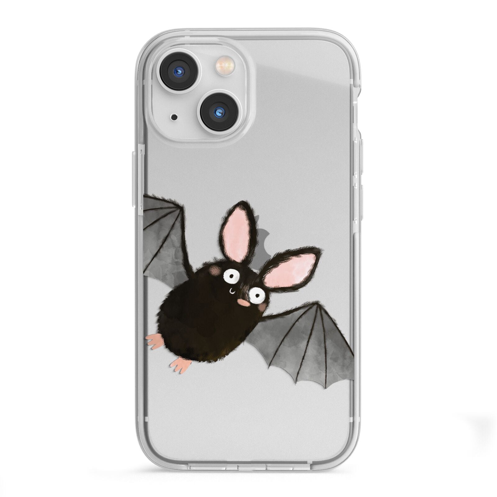 Bat Illustration iPhone 13 Mini TPU Impact Case with White Edges