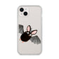 Bat Illustration iPhone 14 Plus Clear Tough Case Starlight