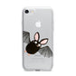 Bat Illustration iPhone 7 Bumper Case on Silver iPhone