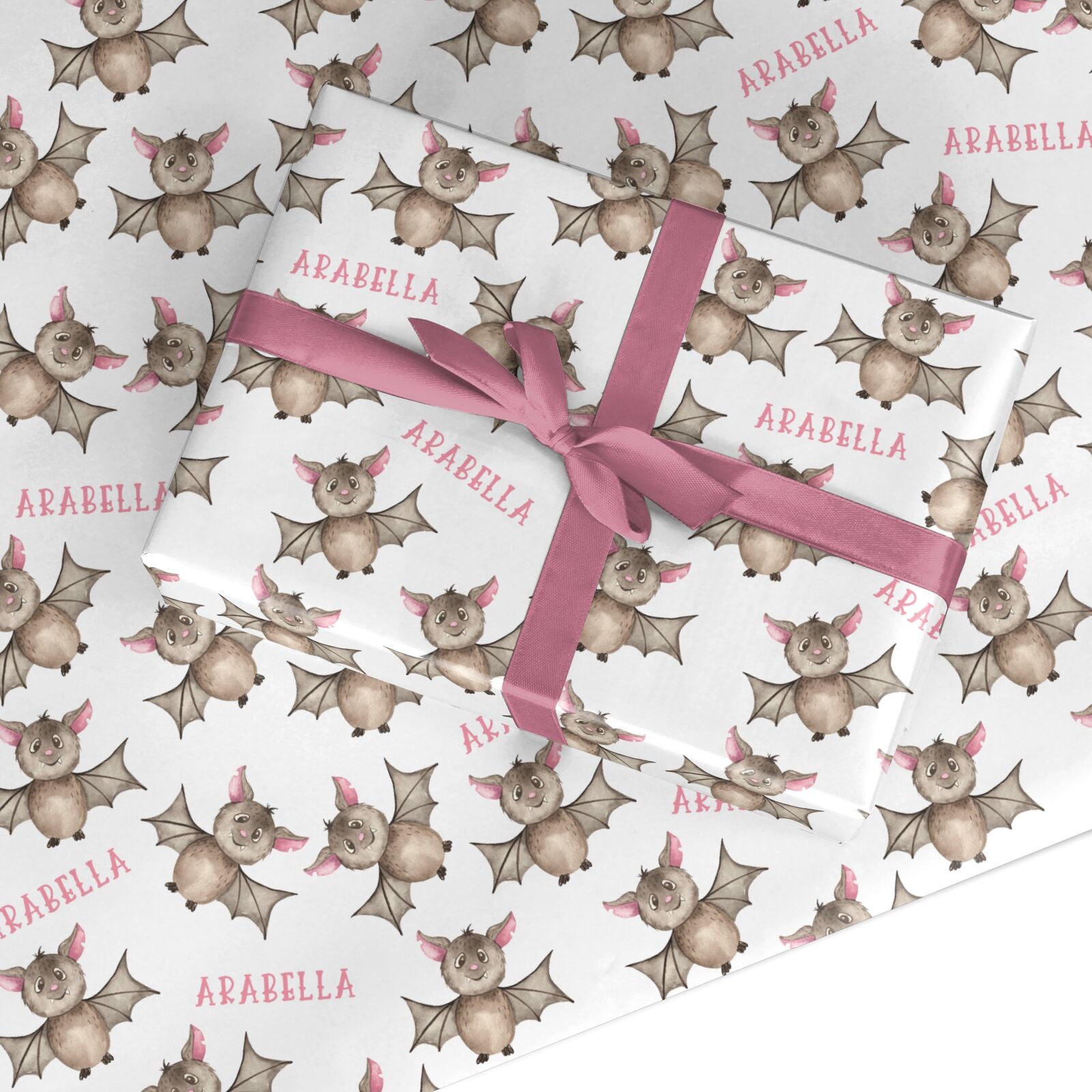 Bat Personalised Custom Wrapping Paper