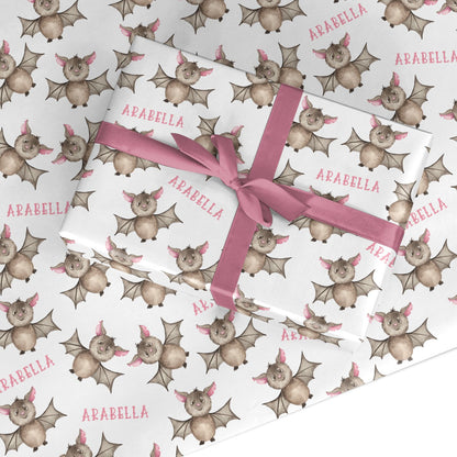 Bat Personalised Custom Wrapping Paper