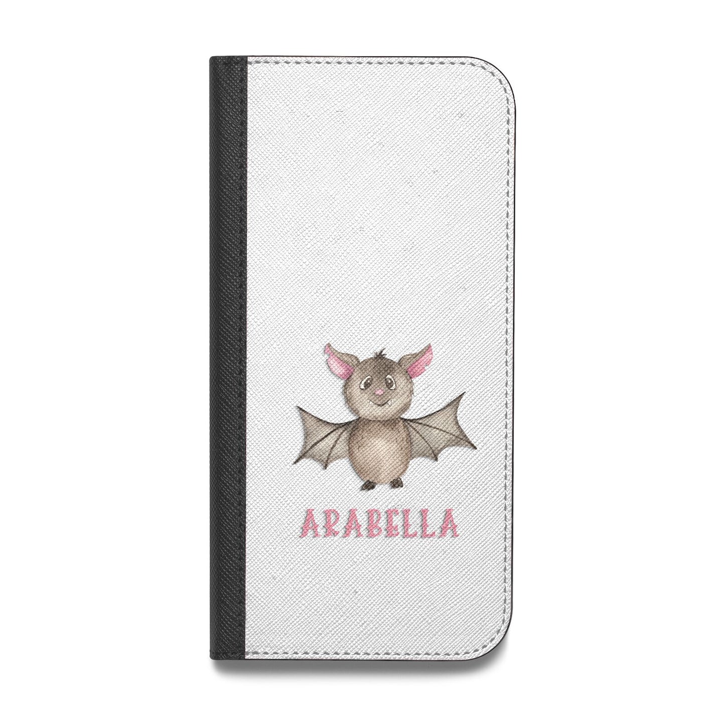 Bat Personalised Vegan Leather Flip Samsung Case
