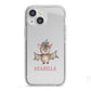 Bat Personalised iPhone 13 Mini TPU Impact Case with White Edges
