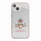 Bat Personalised iPhone 13 TPU Impact Case with Pink Edges