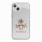Bat Personalised iPhone 13 TPU Impact Case with White Edges