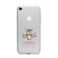 Bat Personalised iPhone 7 Bumper Case on Silver iPhone