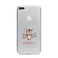 Bat Personalised iPhone 7 Plus Bumper Case on Silver iPhone