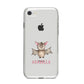 Bat Personalised iPhone 8 Bumper Case on Silver iPhone