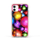 Bauble Apple iPhone 11 in White with Pink Impact Case