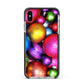Bauble Apple iPhone Xs Max Impact Case Black Edge on Silver Phone