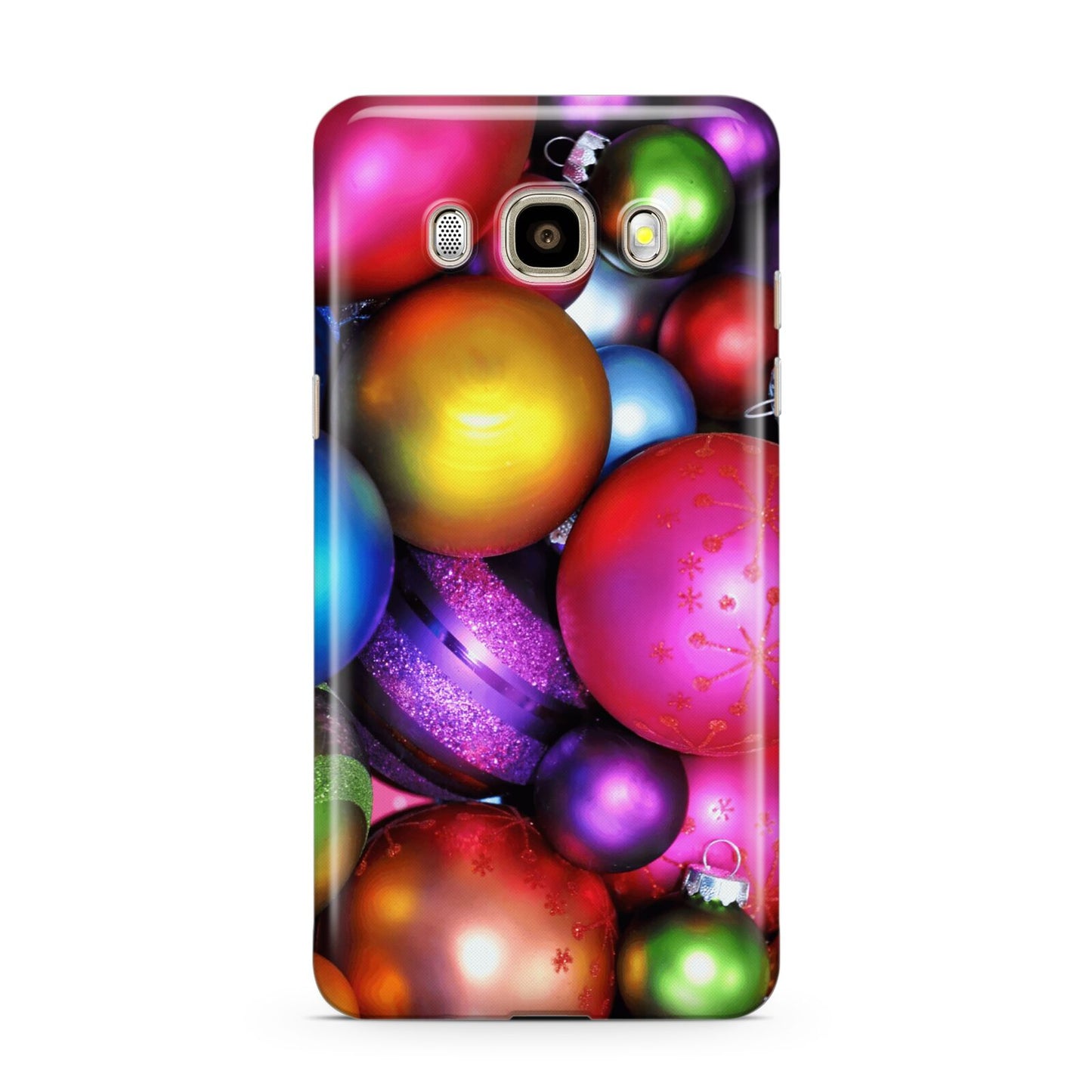 Bauble Samsung Galaxy J7 2016 Case on gold phone