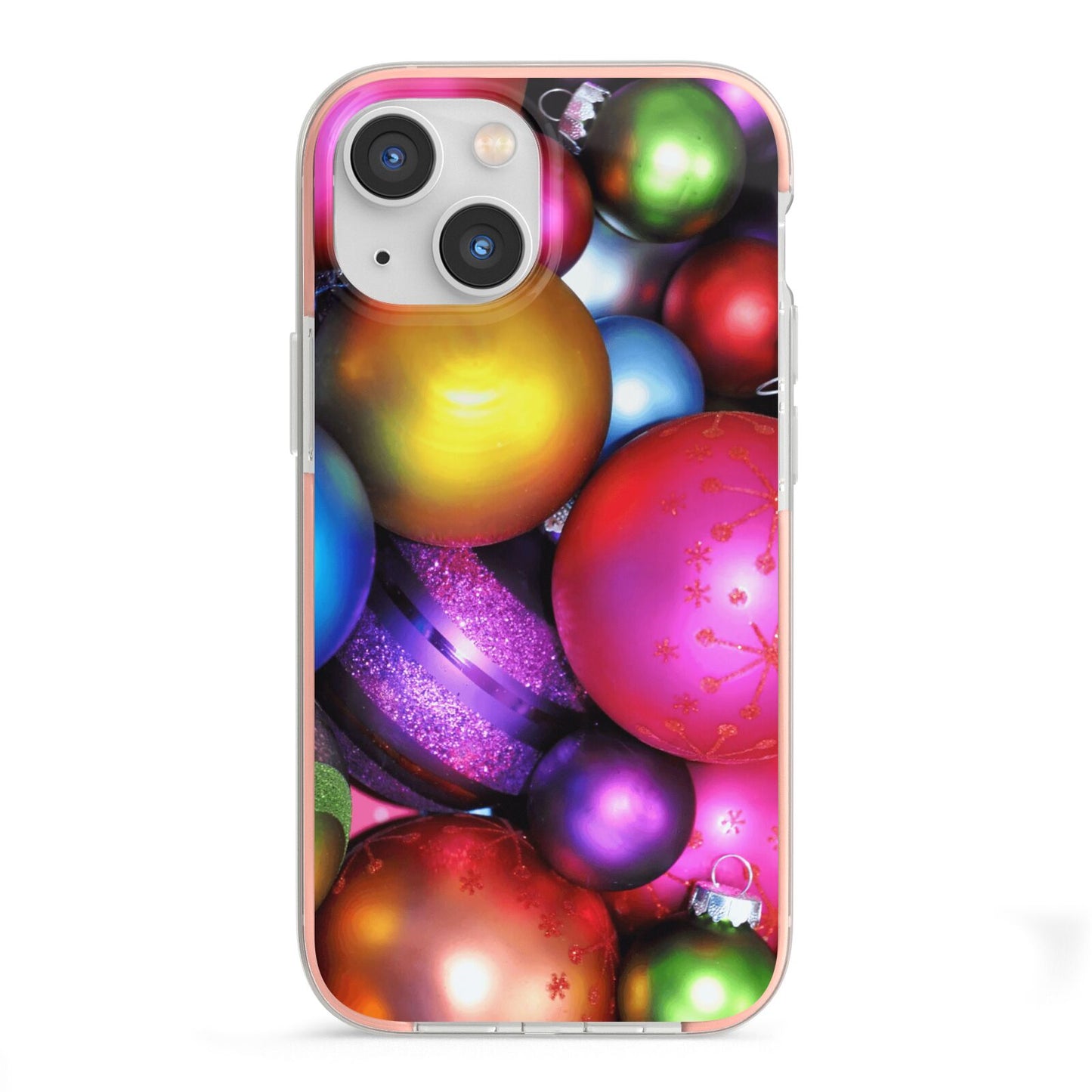 Bauble iPhone 13 Mini TPU Impact Case with Pink Edges