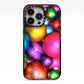 Bauble iPhone 13 Pro Black Impact Case on Silver phone