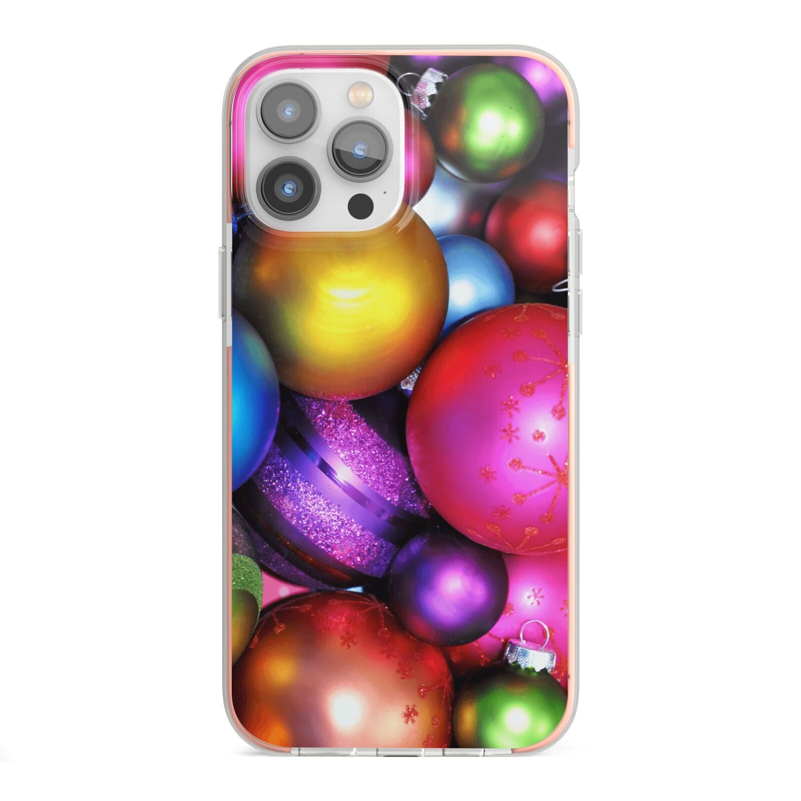 Bauble iPhone 13 Pro Max TPU Impact Case with Pink Edges