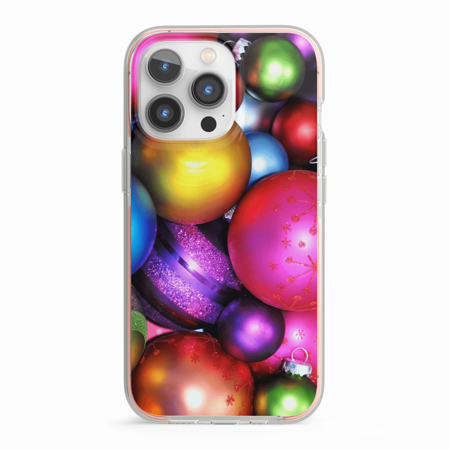 Bauble iPhone 13 Pro TPU Impact Case with Pink Edges