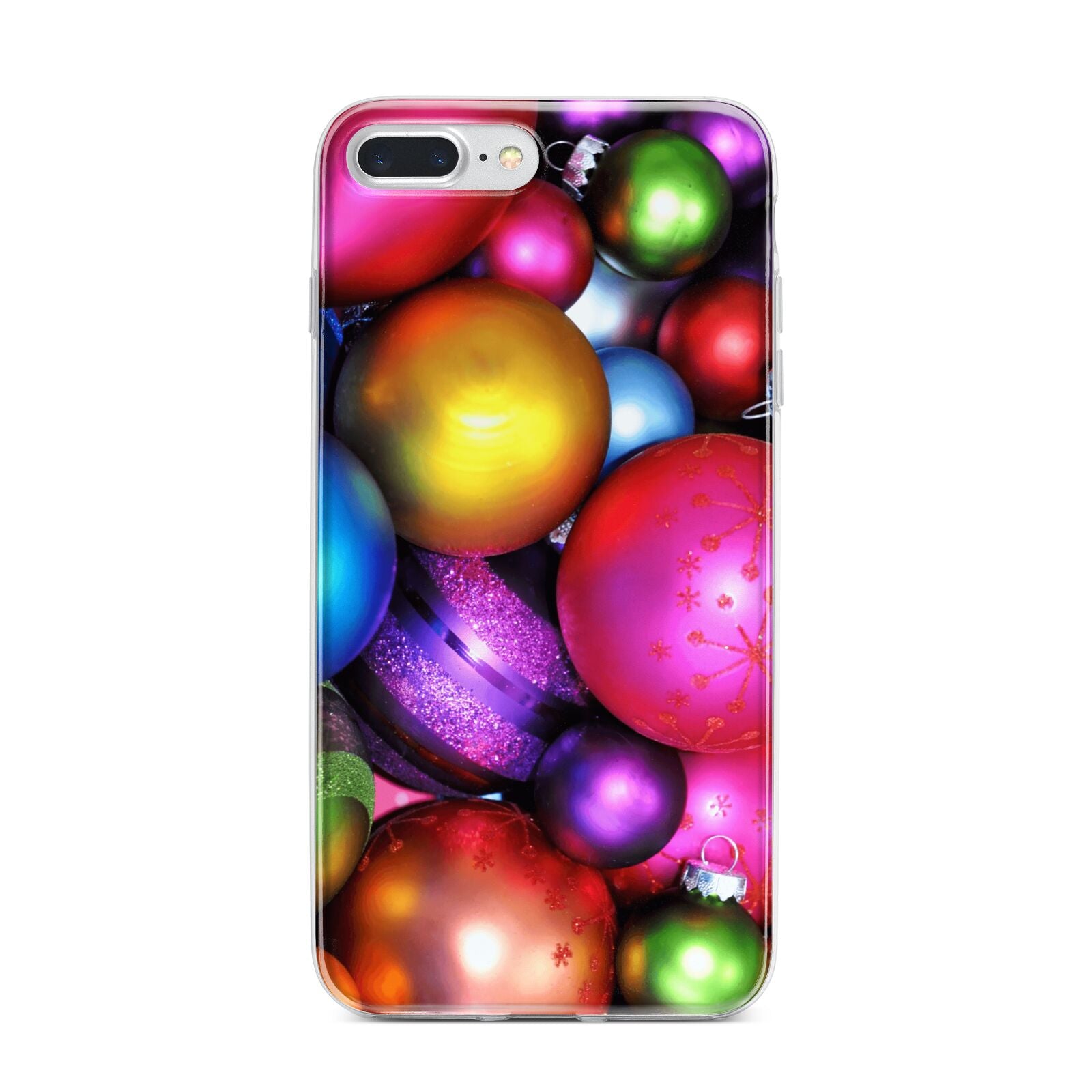 Bauble iPhone 7 Plus Bumper Case on Silver iPhone