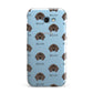 Bavarian Mountain Hound Icon with Name Samsung Galaxy A7 2017 Case