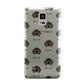 Bavarian Mountain Hound Icon with Name Samsung Galaxy Note 4 Case