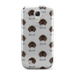 Bavarian Mountain Hound Icon with Name Samsung Galaxy S4 Mini Case