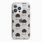 Bavarian Mountain Hound Icon with Name iPhone 13 Pro TPU Impact Case with White Edges
