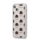 Bavarian Mountain Hound Icon with Name iPhone 14 Plus Glitter Tough Case Starlight Angled Image