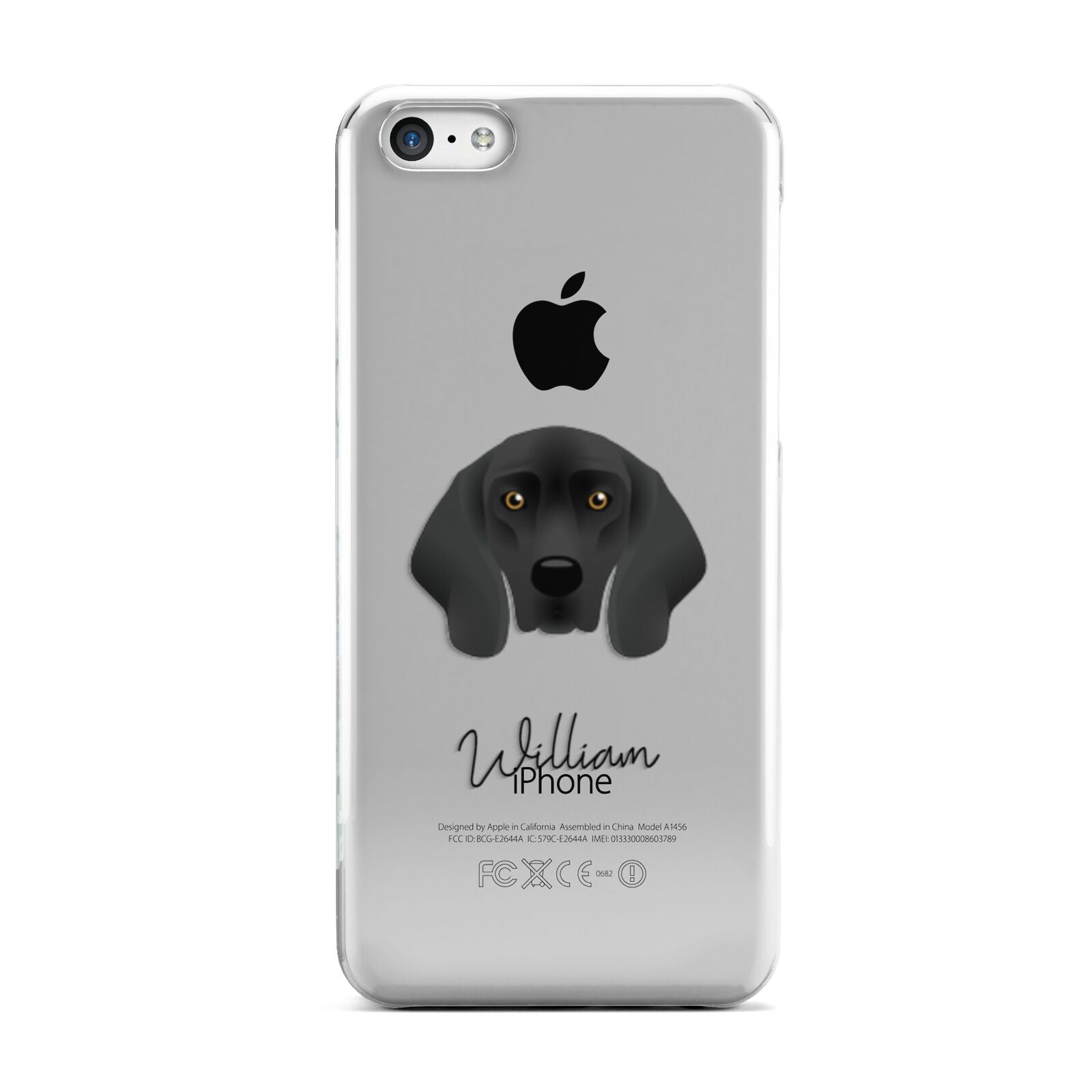 Bavarian Mountain Hound Personalised Apple iPhone 5c Case