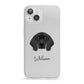 Bavarian Mountain Hound Personalised iPhone 13 Clear Bumper Case
