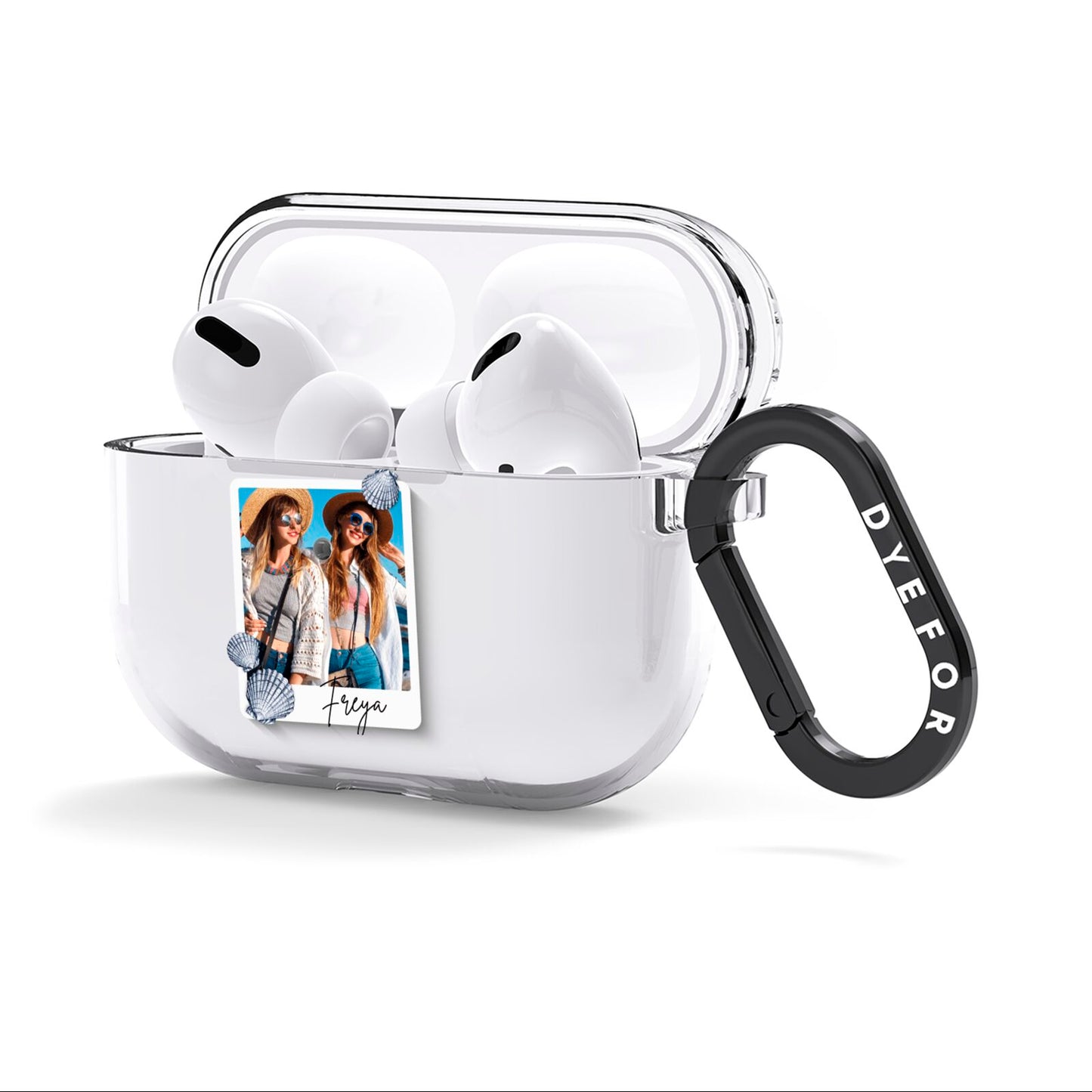 Beach Photo AirPods Clear Case 3rd Gen Side Image