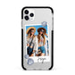 Beach Photo Apple iPhone 11 Pro Max in Silver with Black Impact Case