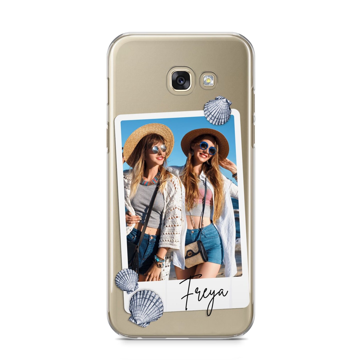 Beach Photo Samsung Galaxy A5 2017 Case on gold phone