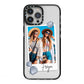 Beach Photo iPhone 13 Pro Max Black Impact Case on Silver phone