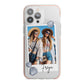 Beach Photo iPhone 13 Pro Max TPU Impact Case with Pink Edges