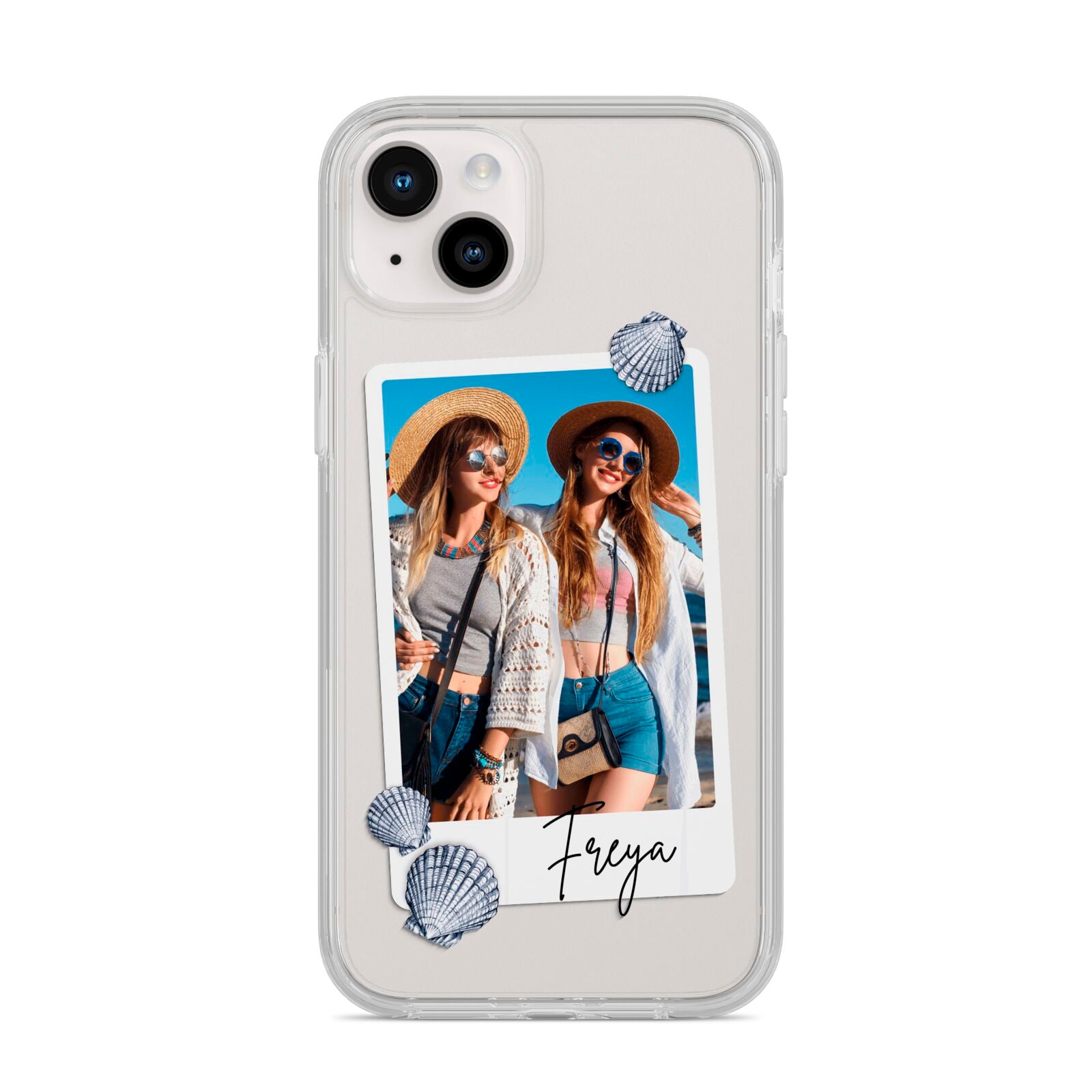 Beach Photo iPhone 14 Plus Clear Tough Case Starlight