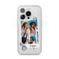 Beach Photo iPhone 14 Pro Clear Tough Case Silver