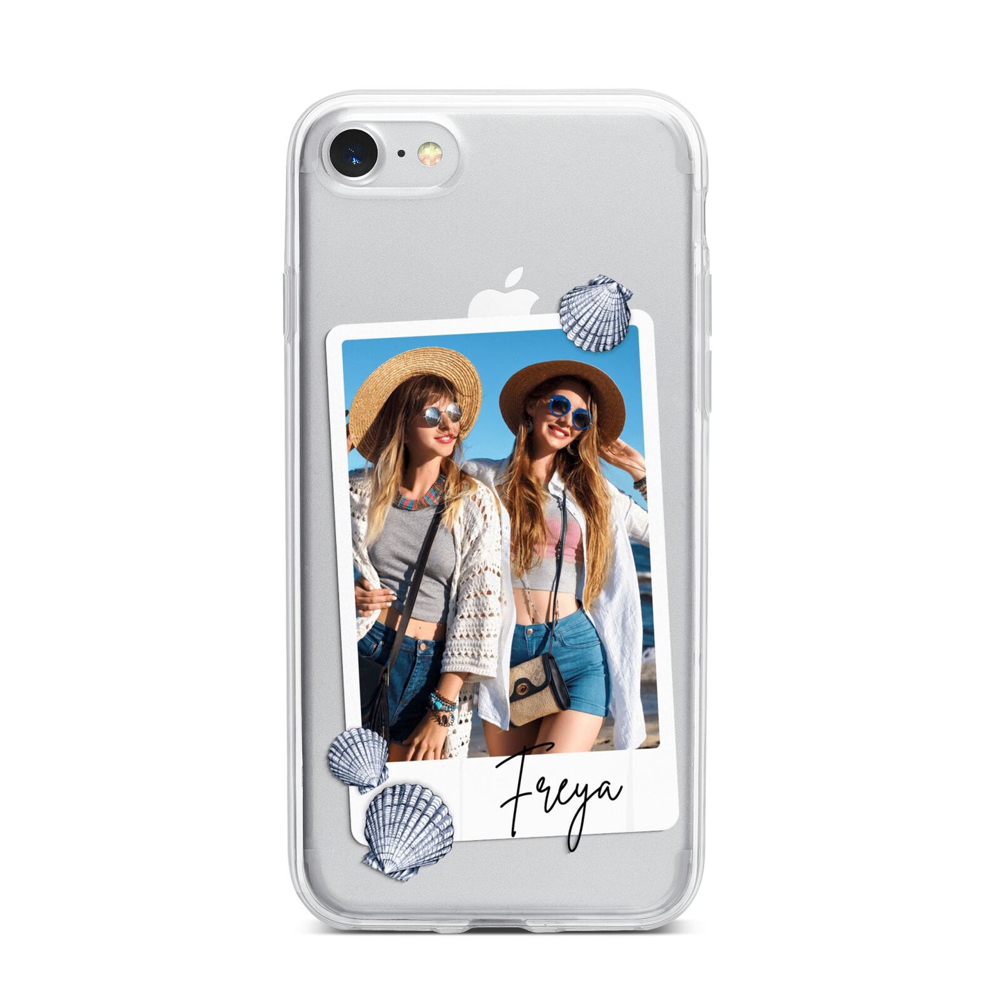 Beach Photo iPhone 7 Bumper Case on Silver iPhone
