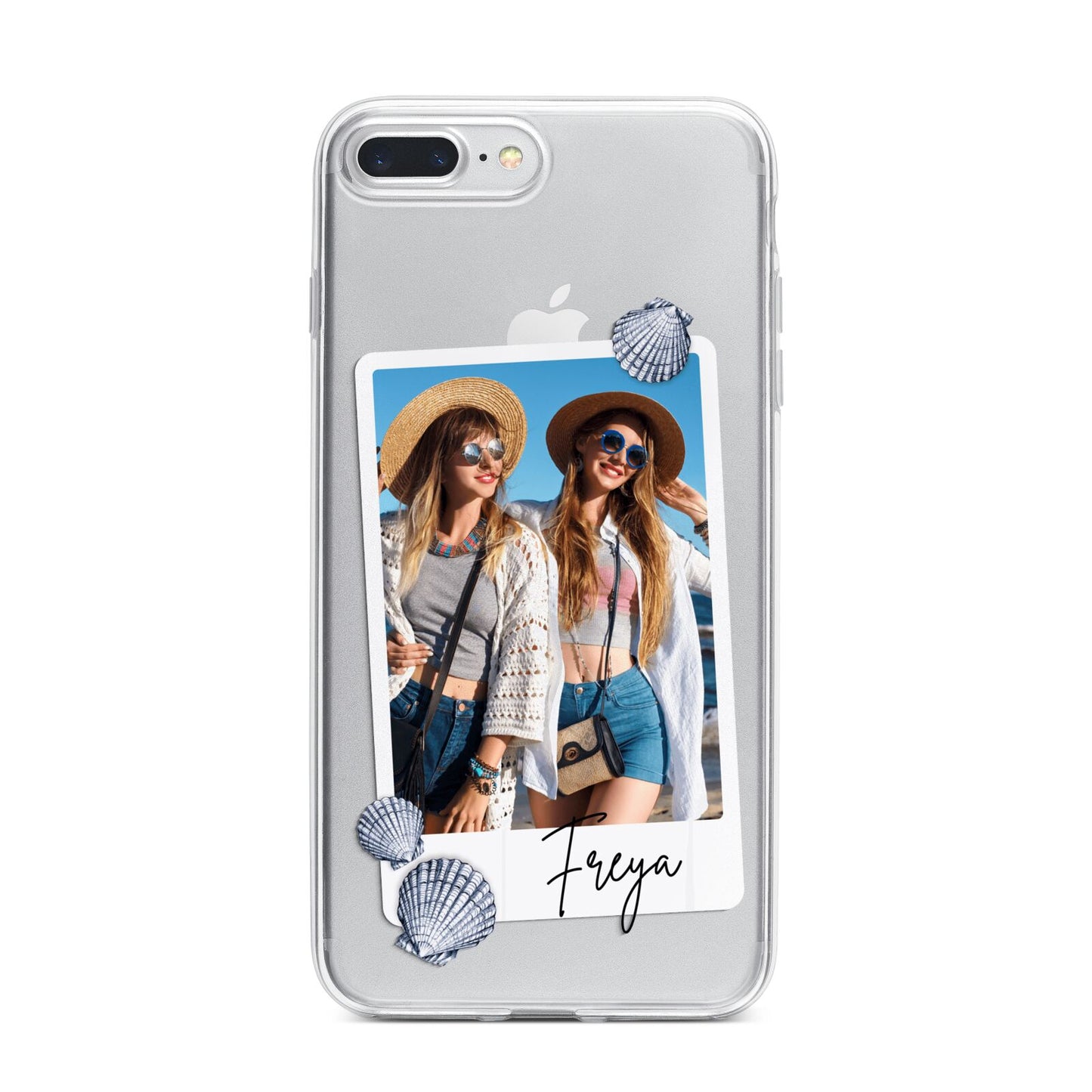 Beach Photo iPhone 7 Plus Bumper Case on Silver iPhone