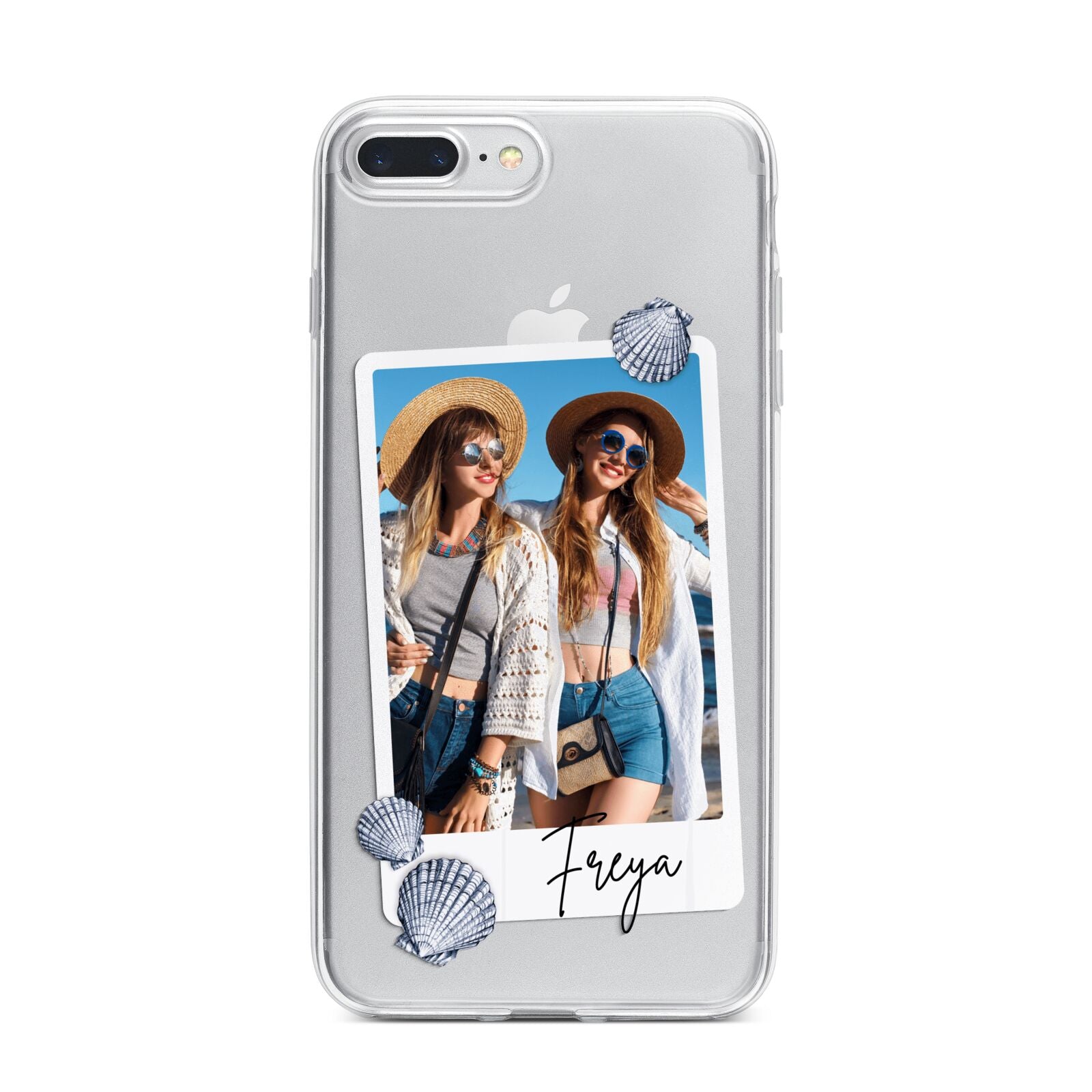 Beach Photo iPhone 7 Plus Bumper Case on Silver iPhone