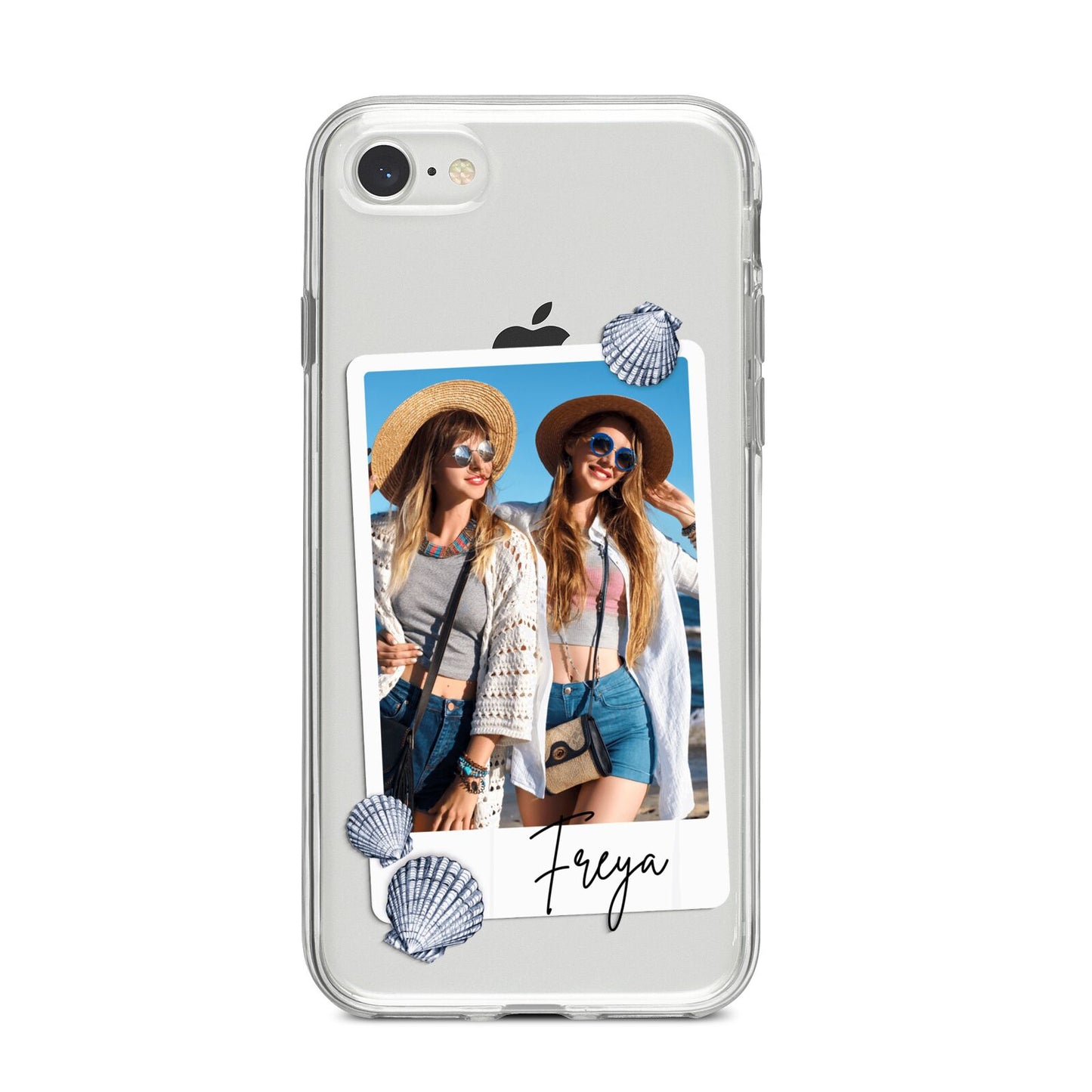 Beach Photo iPhone 8 Bumper Case on Silver iPhone