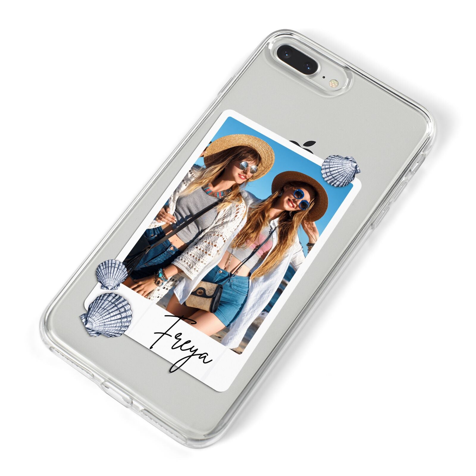 Beach Photo iPhone 8 Plus Bumper Case on Silver iPhone Alternative Image