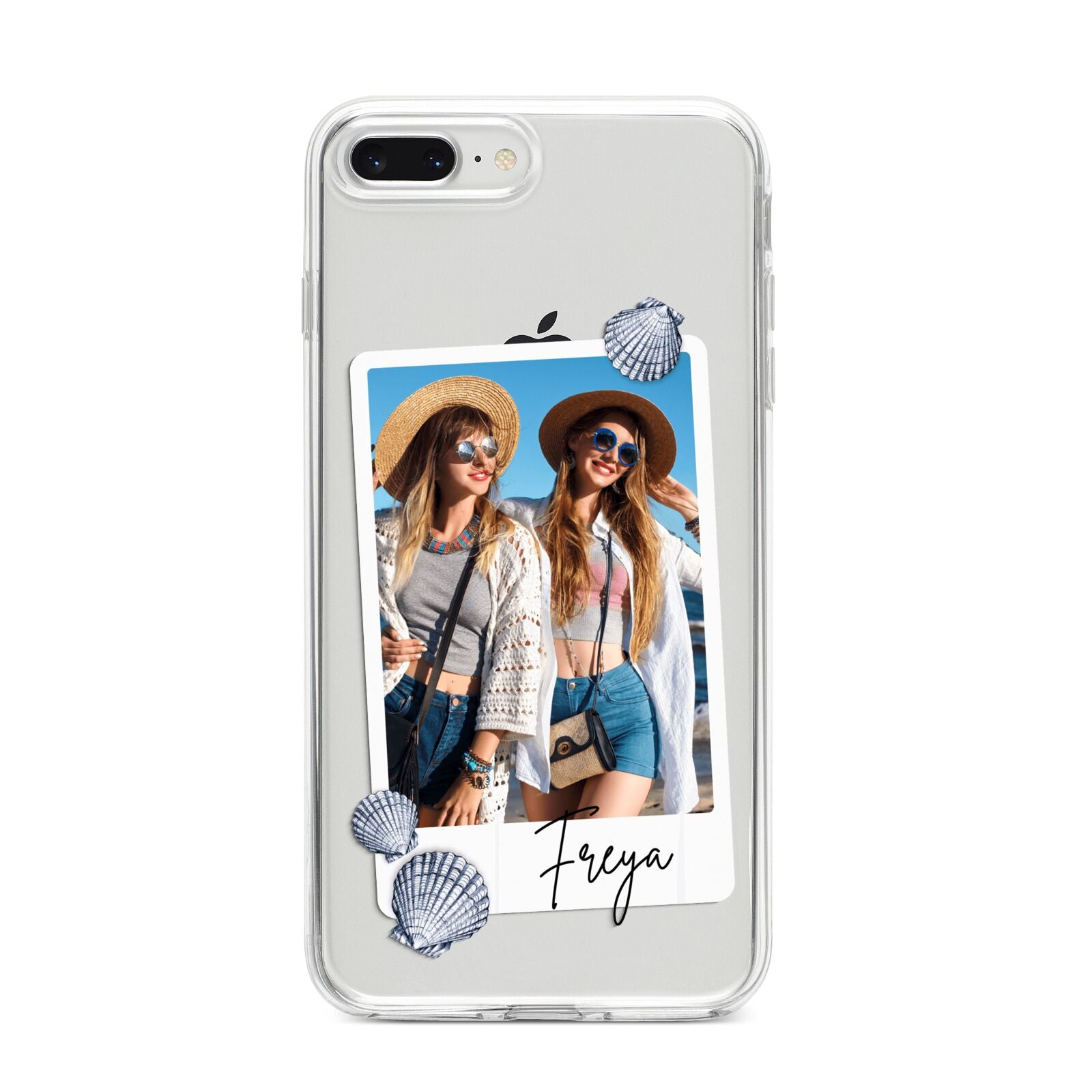 Beach Photo iPhone 8 Plus Bumper Case on Silver iPhone