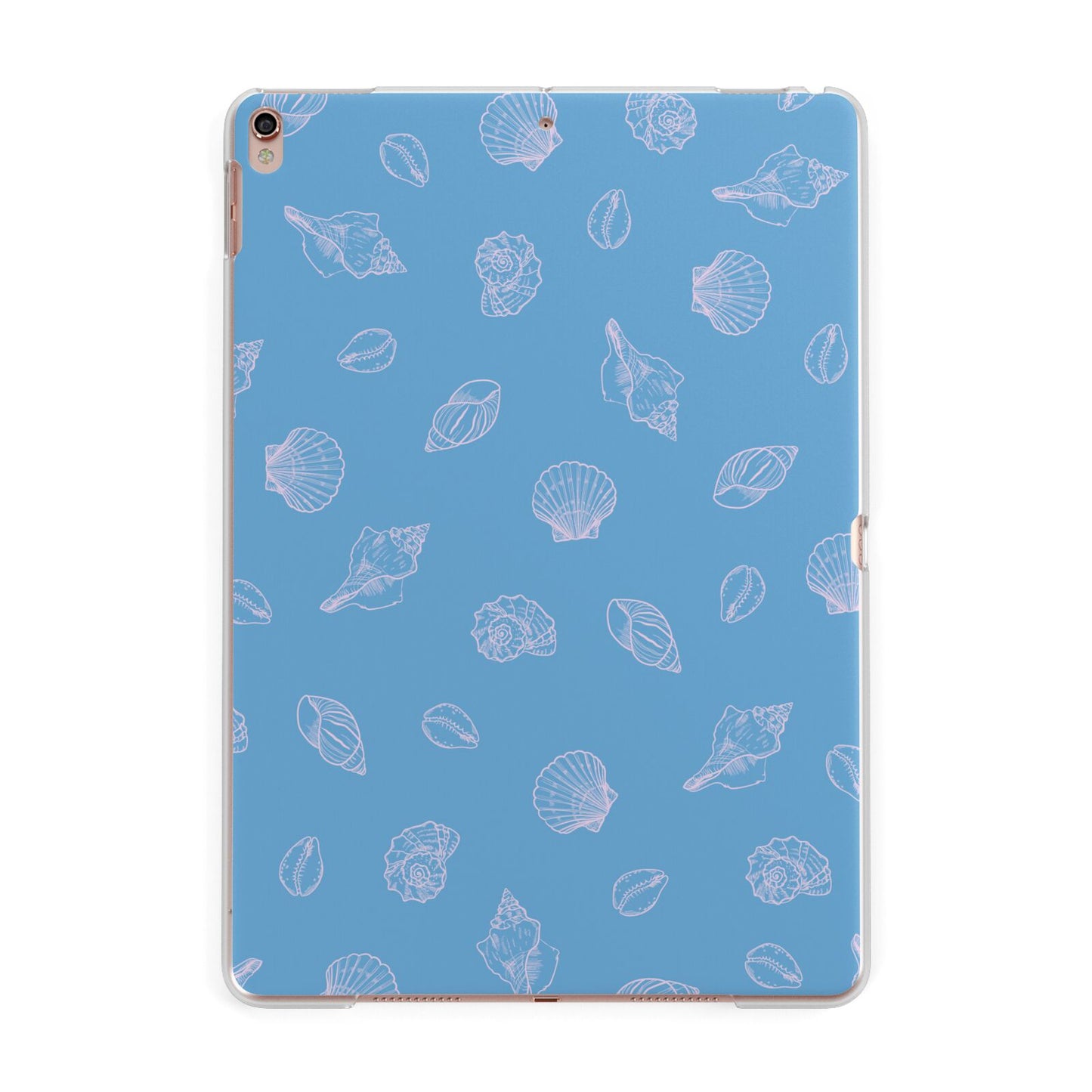 Beach Shell Apple iPad Rose Gold Case