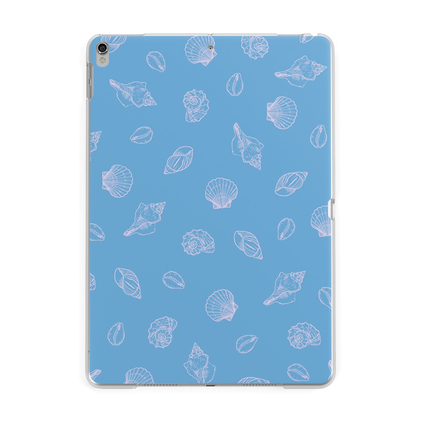 Beach Shell Apple iPad Silver Case